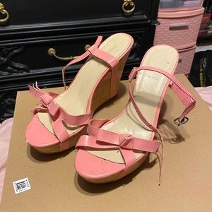 Pink wedges